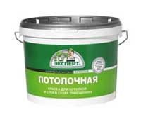 Краска  ЭКСПЕРТ латексн,с/бел.мат. ПОТОЛОЧНАЯ, 3 кг (м)