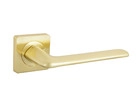 Ручка дверная S-locked A-129 SB/SB (мат.золото), квадр/круг, раздельная д/межкомн.дверей