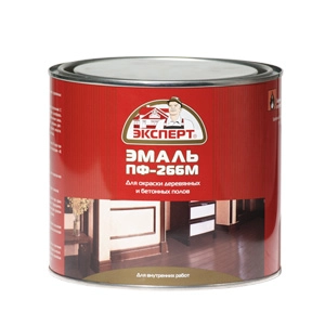 Эмаль ЭКСПЕРТ д/пола  ПФ-266М  красно-коричн.  2,7 кг  (уп.6шт)