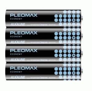 Батарейка LR Pleomax Economy (SAMSUNG) LR6  (АА) алкалиновая, черный цв  (уп.4/40шт)