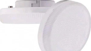 Лампа светодиод. GX53 таблетка Ecola  6W 4200K 75*27мм матовое стекло белый свет                           &nb