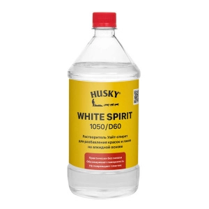 Уайт-спирит высокоочищенный 1.0л/ 0,85кг  HUSKY WHITE SPIRIT 1050/D60 (уп.12шт)