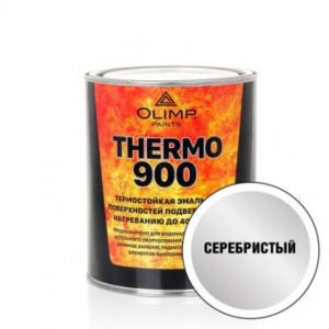 Эмаль OLIMP термост. 700&#39;C  серебристая  (0,8 кг)  /уп.6шт/