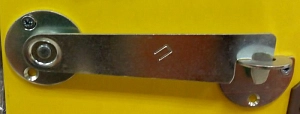 Крючок дверной  КД правый, цинк  (уп.50)