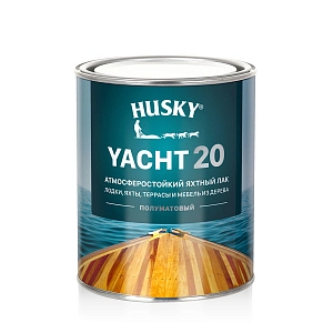 Лак яхтный П/МАТ. HUSKY YACHT 20 (0,9л)  /уп.6шт/ 
