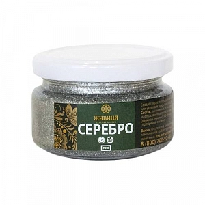 Живица Серебро 0,1л (масло для декора с эффектом напыления) «ПРО» 